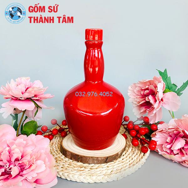 Nậm Rượu Bóng Chivas Đỏ
