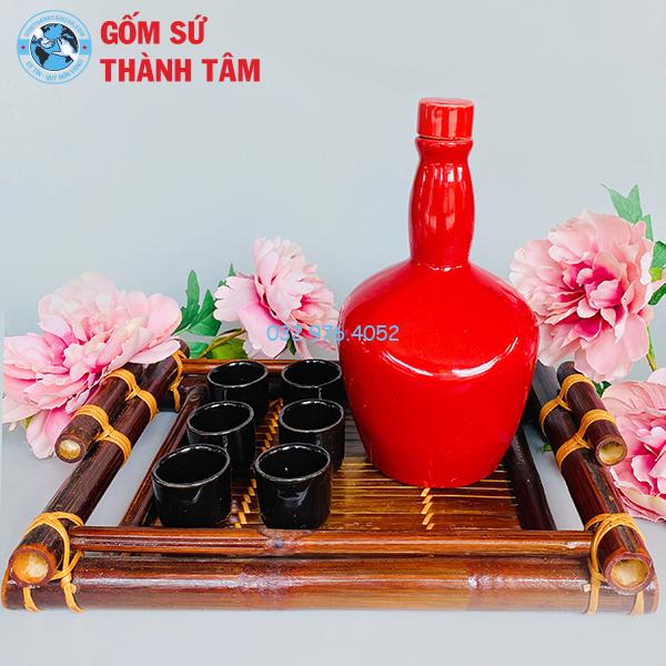 Nậm Rượu Bóng Chivas Đỏ