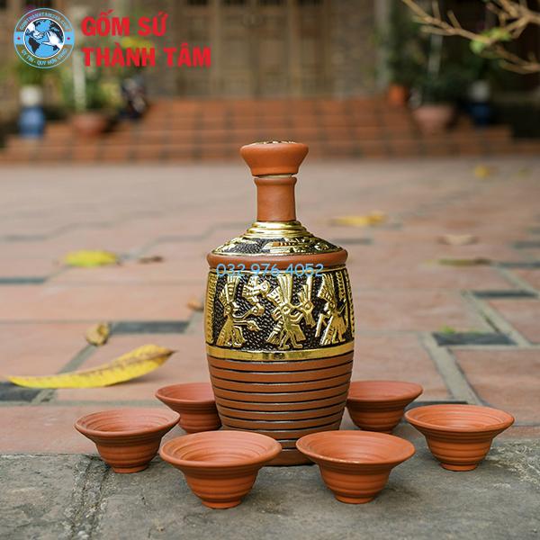 Nậm Rượu Cổ Trụ