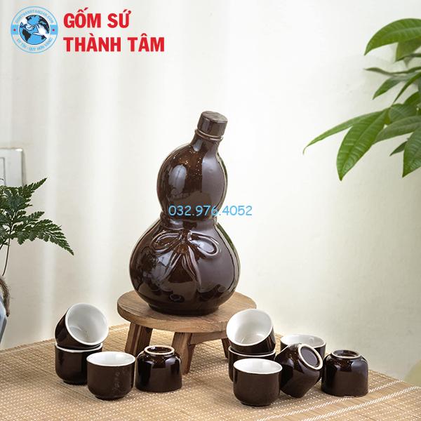 Nậm Rượu Hồ Lô Nơ