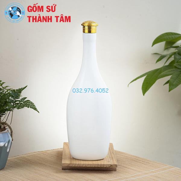 Nậm Rượu Trăng 1 Bầu Dáng Đứng