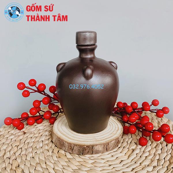 Nậm Rượu Vấu Nâu Thô