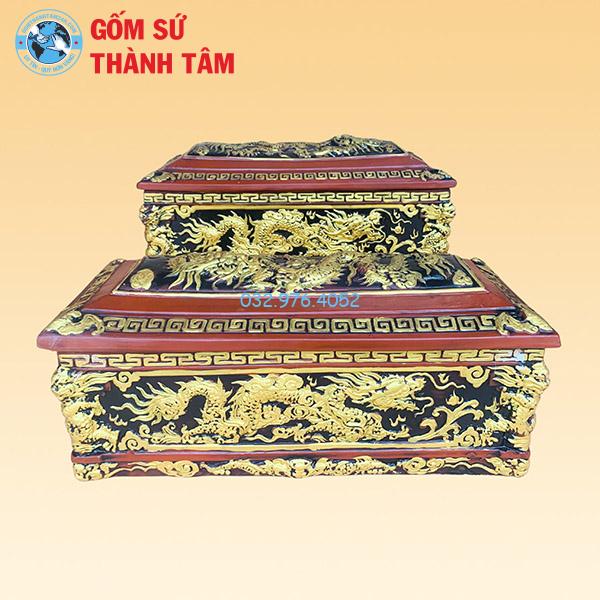 Quách Tiểu Nhũ Vàng Rồng Dáng Đứng Khắc Nổi