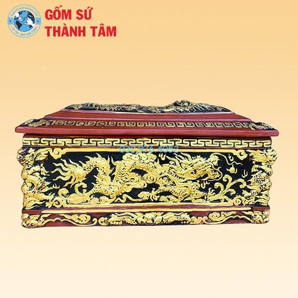 Quách Tiểu Nhũ Vàng Rồng Dáng Đứng Khắc Nổi