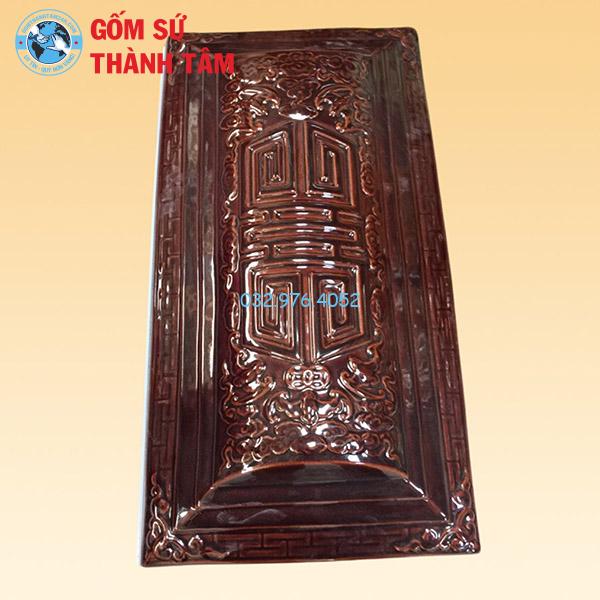 Quách Tiểu Rồng Nâu 1 Mái Khắc Nổi