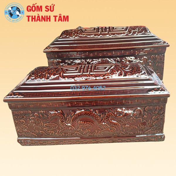 Quách Tiểu Rồng Nâu 1 Mái Khắc Nổi