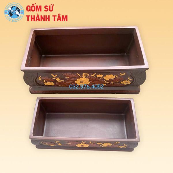 Quách Tiểu Sen Nâu Khắc Nổi