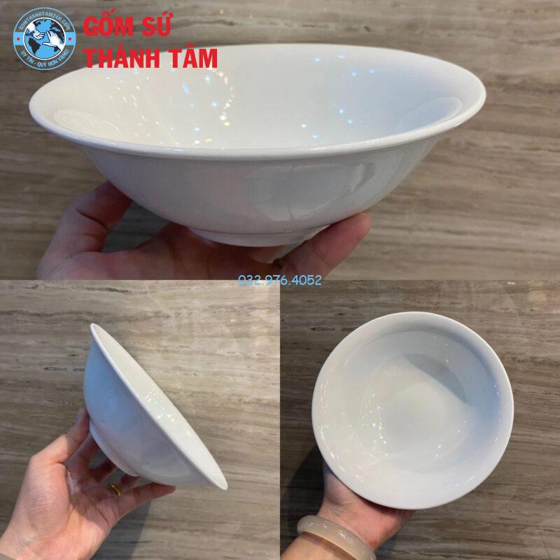 Tô sứ trắng bát tràng