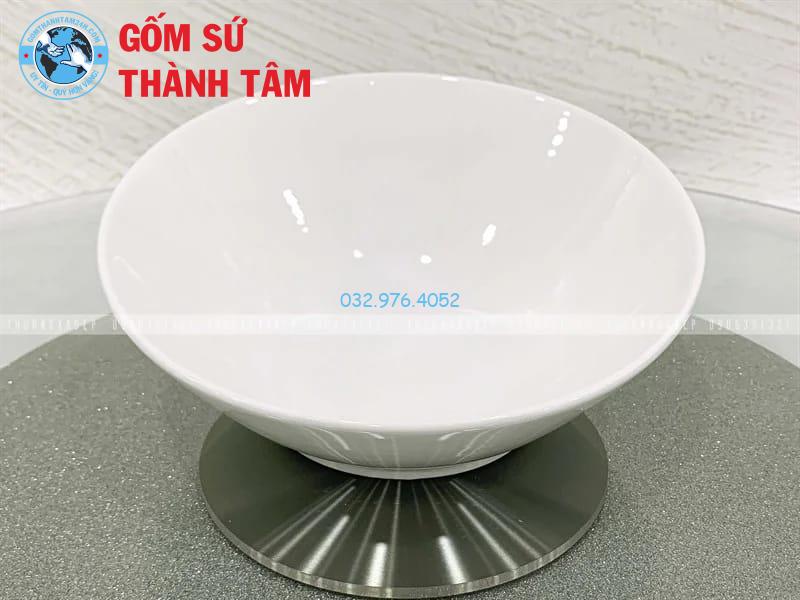 Tô sứ trắng bát tràng