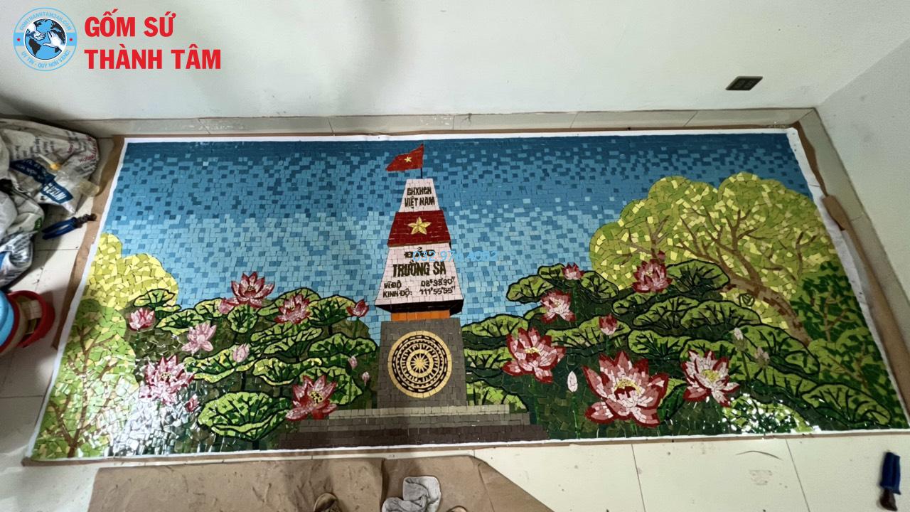 Tranh gốm Mosaic đảo trường sa