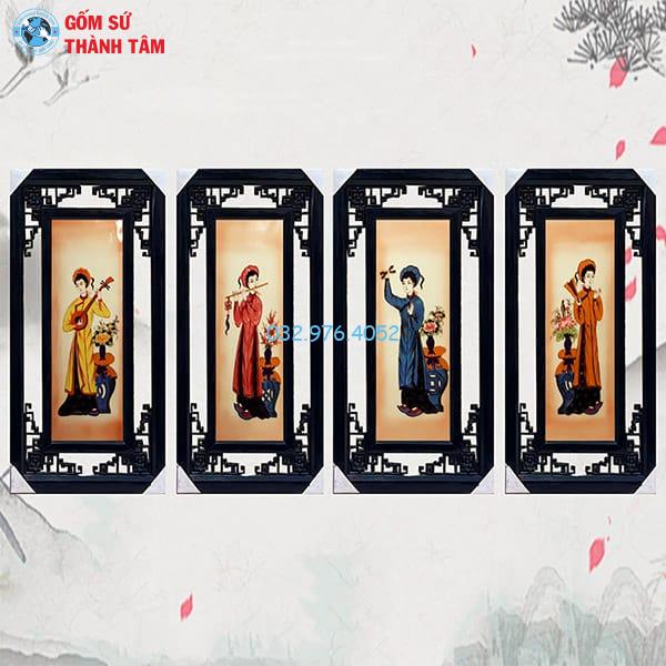 Tranh Tứ Quý | Cô Gái