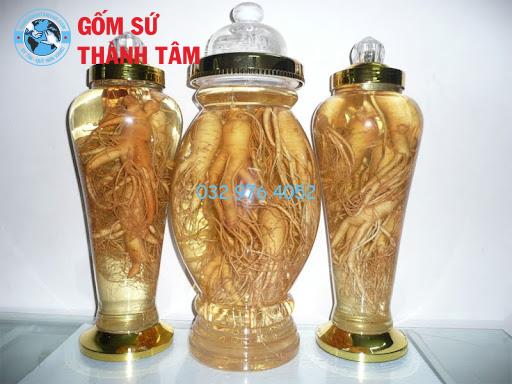 Ưu tiên chọn dung tích phù hợp với lượng sâm và rượu