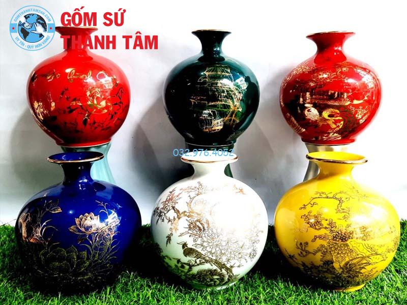 Lựa chọn bình tài lộc phong thủy có màu sắc phù hợp