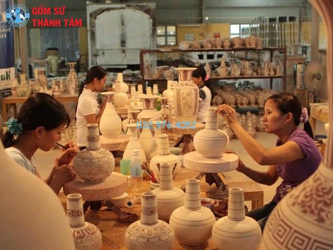 Cách nhận biết Nồi đất Bát Tràng vẽ tay thủ công Chuẩn