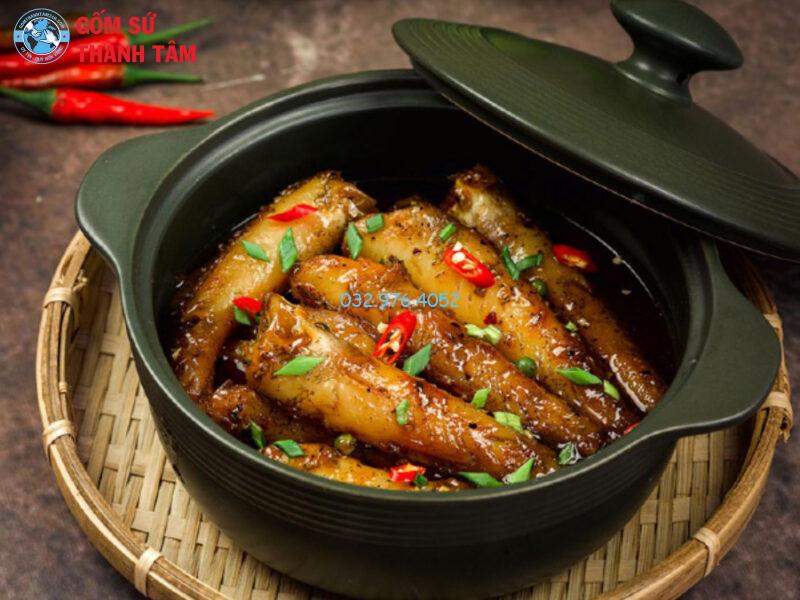 Nồi đất kho cá bếp từ