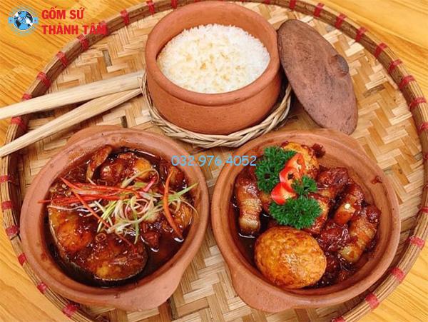 nồi đất để kho cá